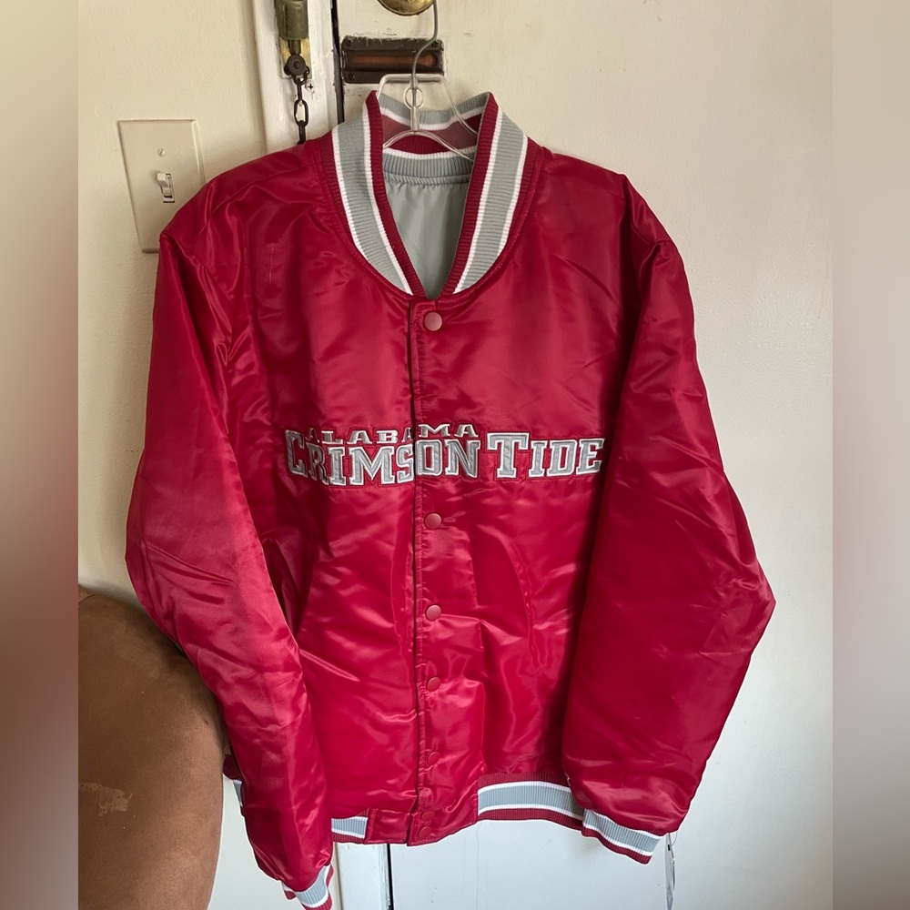Alabama Crimson Tide Starter men’s NCAA Reversible satin jacket XL